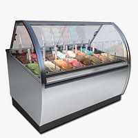 Gelato - Ice Cream Case