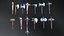 3D hammers set model
