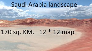 Saudi Arabia desert landscape