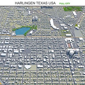 3D Harlingen Texax USA