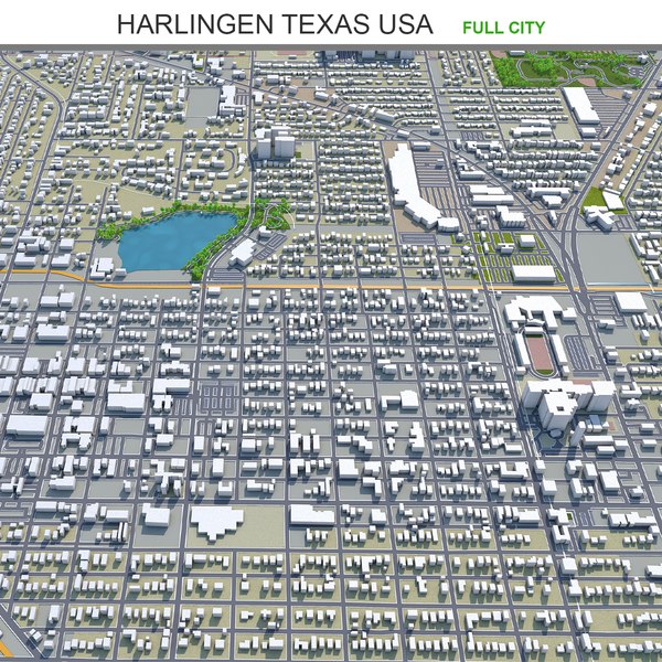 3D Harlingen Texax USA