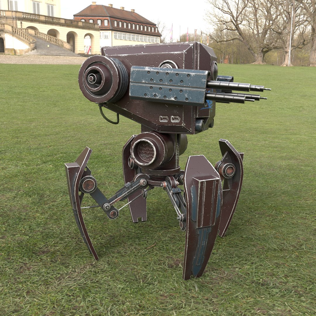 Spider bot 3D - TurboSquid 2066032