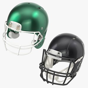 3d football helmets model