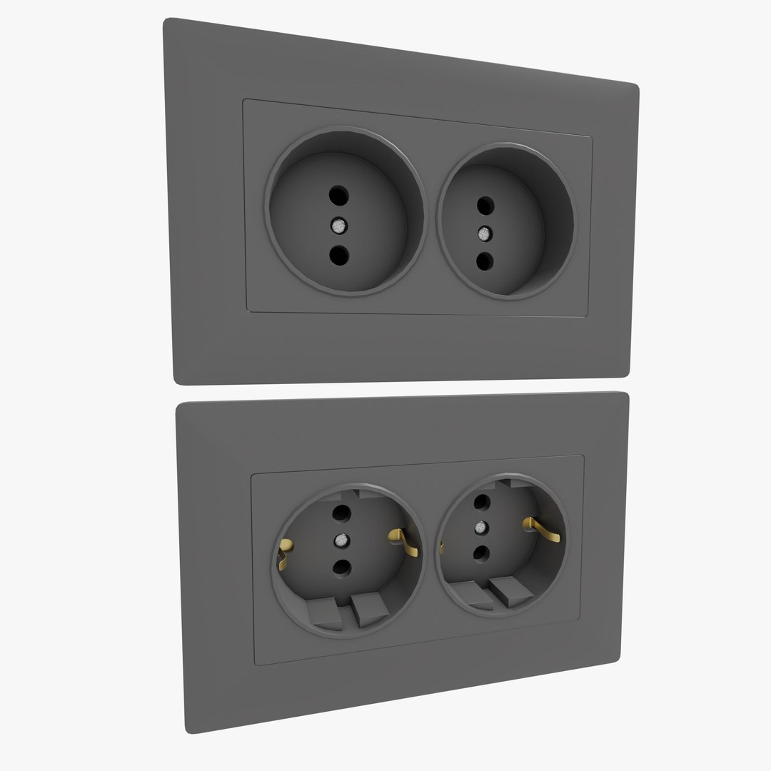 Gray European Socket Electrical Outlet 3D model https://p.turbosquid.com/ts-thumb/LP/sKi435/oX/gray_european_socket_electrical_outlet_preview_05/jpg/1736876966/1920x1080/fit_q87/0e51f8dda289b44dcc072a984bc1fe9dbd52685a/gray_european_socket_electrical_outlet_preview_05.jpg