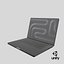 3D Space Black MacBook Pro 16 inch M3