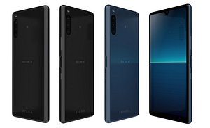 3D sony xperia l4 blue