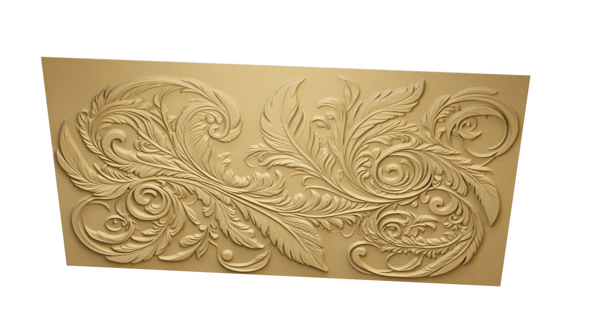Modern Panel Wall Decor Set Relief Stl Mural CNC 280 3D Model ...