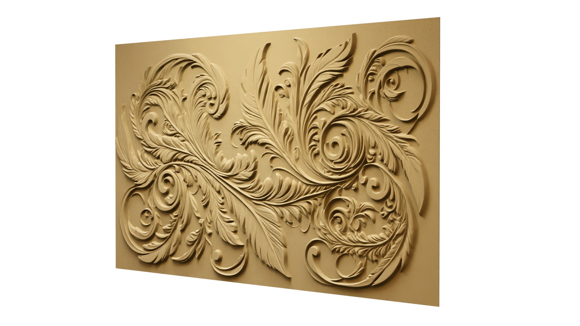 Modern Panel Wall Decor Set Relief Stl Mural CNC 280 3D Model ...