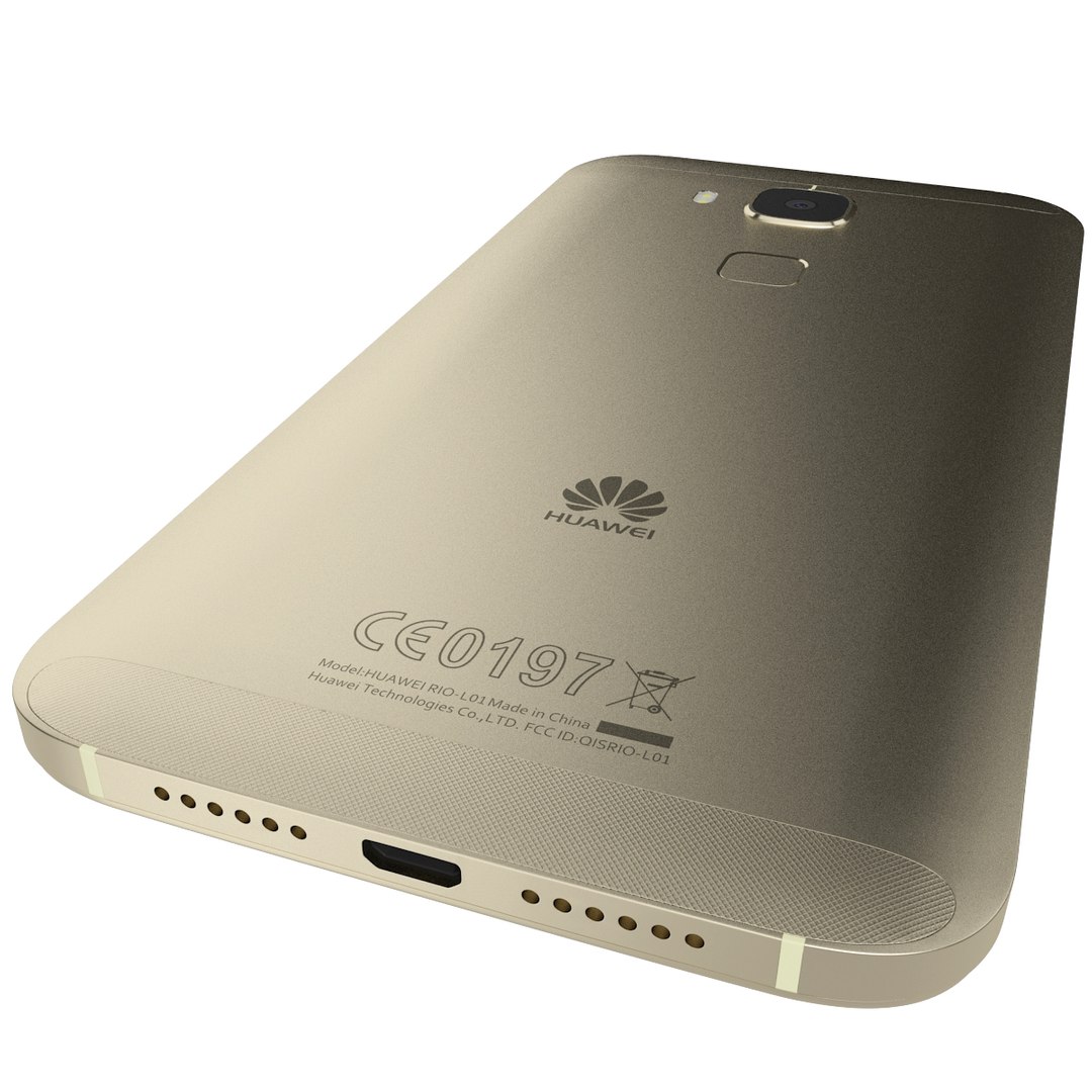 Huawei G8 Gold 3d