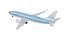 Colección de diseños de aviones de pasajeros Boeing 737-800