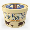 Ice Cream Gallon Tub Vanilla 3D Model