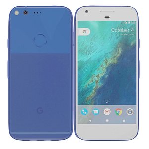 Google Pixel Really Blue