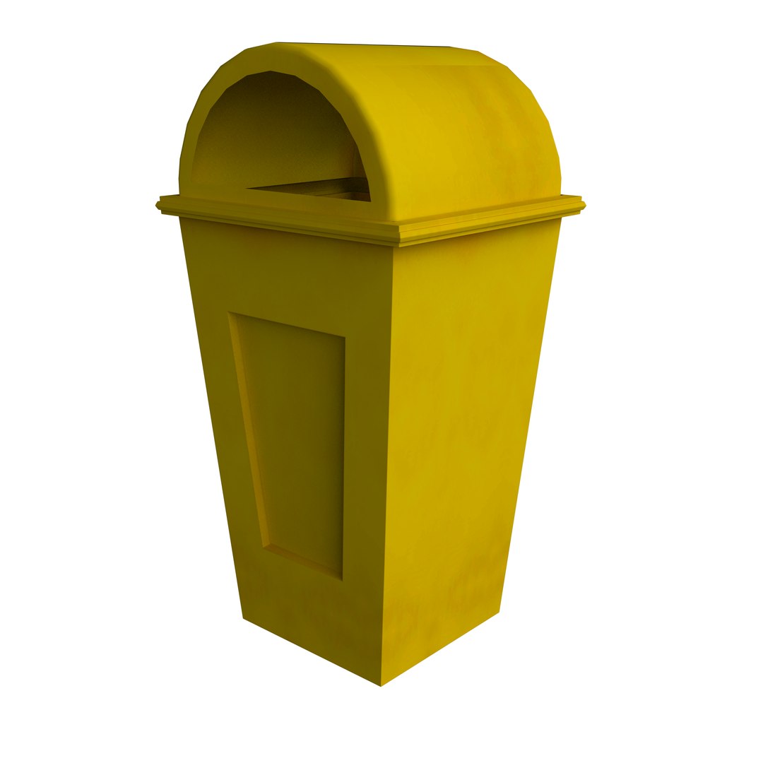 3D Model Dustbin 01 - TurboSquid 2172667