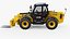 Chariot télescopique JCB 535 avec chariot élévateur