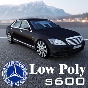 S600 AMG Low Poly