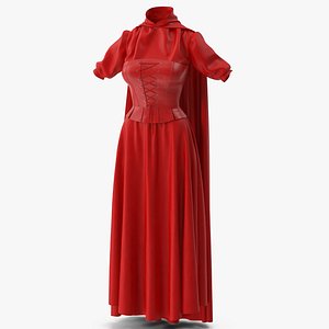 Corset Dress with Cape 6