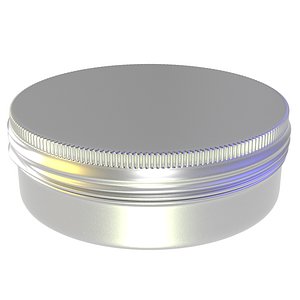 3D model 50ml Tin For Ointments And Creams