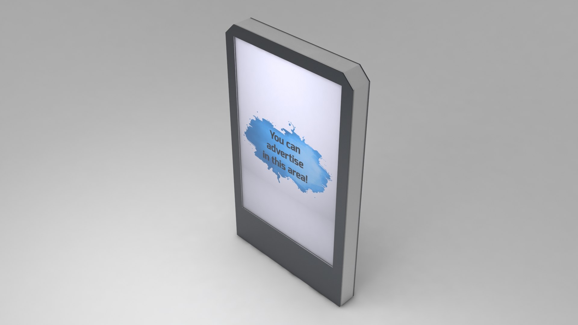 3D designed advertising billboard model https://p.turbosquid.com/ts-thumb/LQ/SpnbfG/1tCeWPsz/r_06/jpg/1592978338/1920x1080/fit_q87/f58d7fc54425419b6eac5c1f9a44d06fecfed139/r_06.jpg