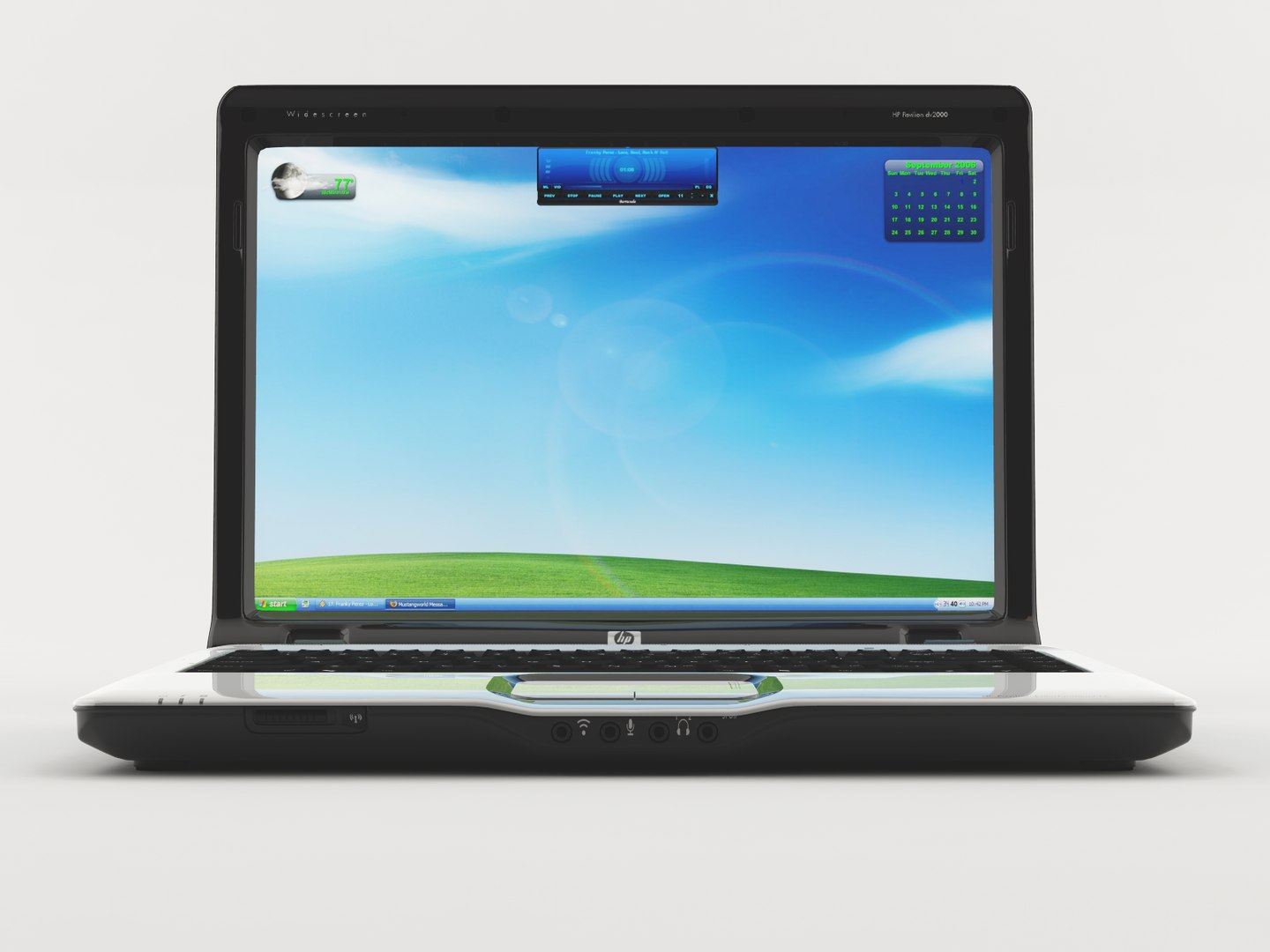 3d Model Hp Pavilion Dv2000 6952