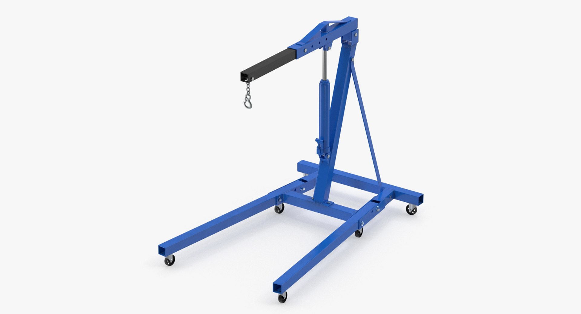 Hydraulic Engine Crane 3D Model 3D model preview