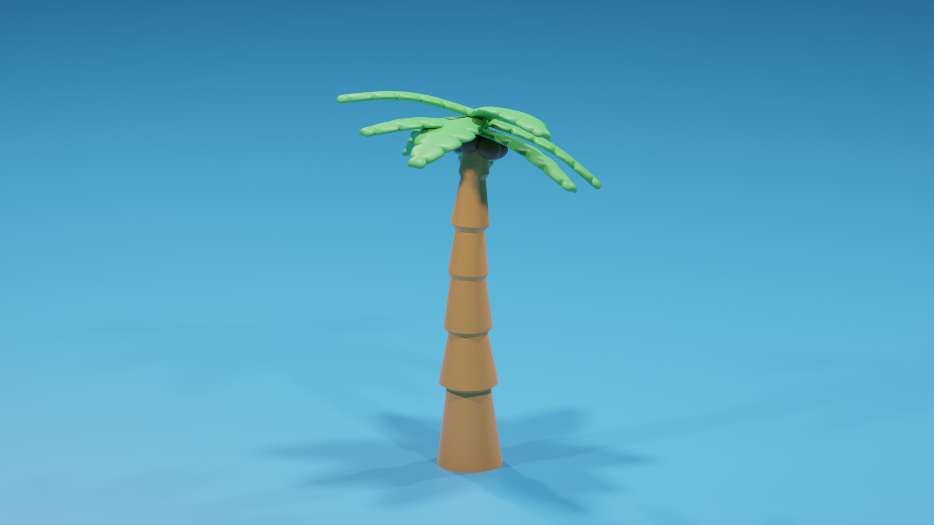 Cartoon Palm Tree 3D Model - TurboSquid 2146067