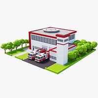 Cartoon Fire Department