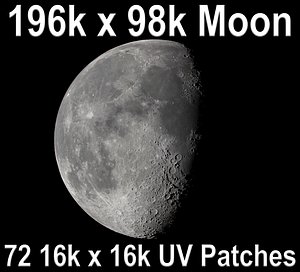 Moon 196K Ultimate Detail