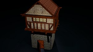 free 3ds mode medieval house