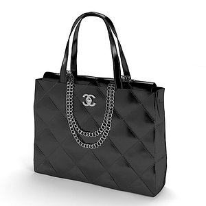 3d model women bag chanel