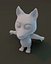 Cartoon Wolf Rigged Base Mesh 3D Model