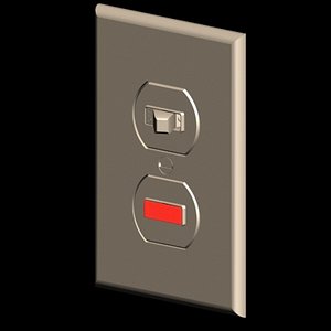 max switch pilot lamp duplex