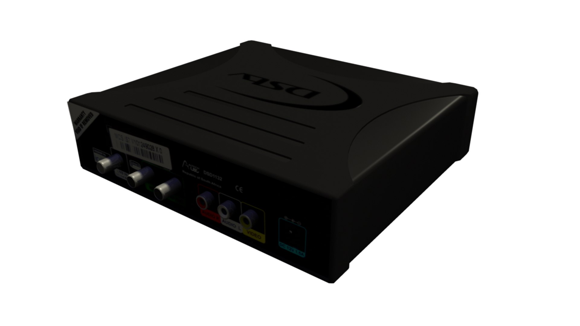 3D Dstv Decoder Model - TurboSquid 1205413