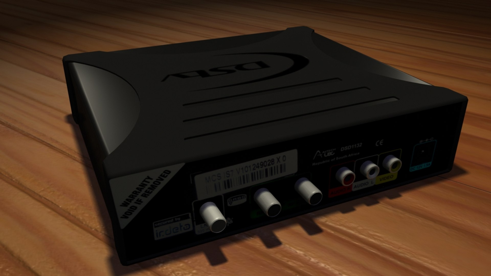 3D Dstv Decoder Model - TurboSquid 1205413