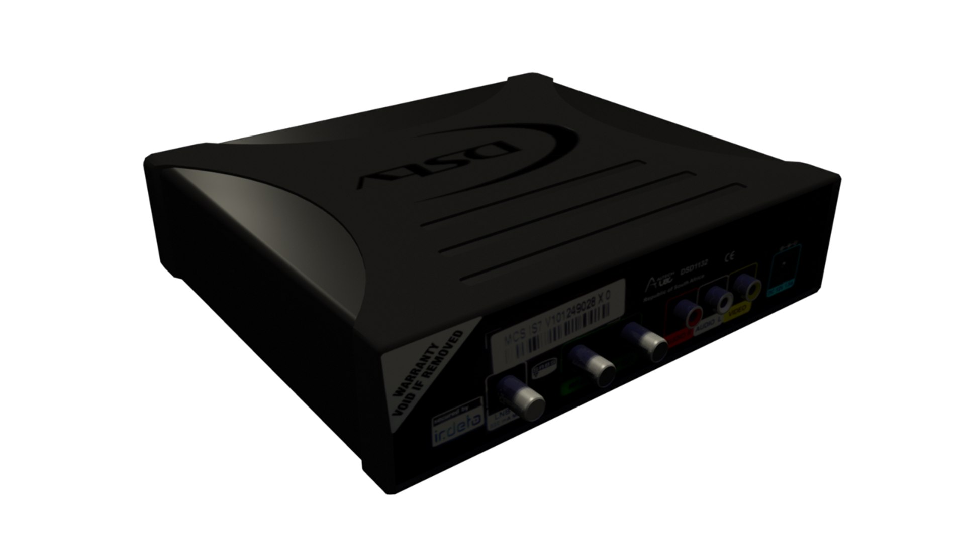 3D Dstv Decoder Model - TurboSquid 1205413