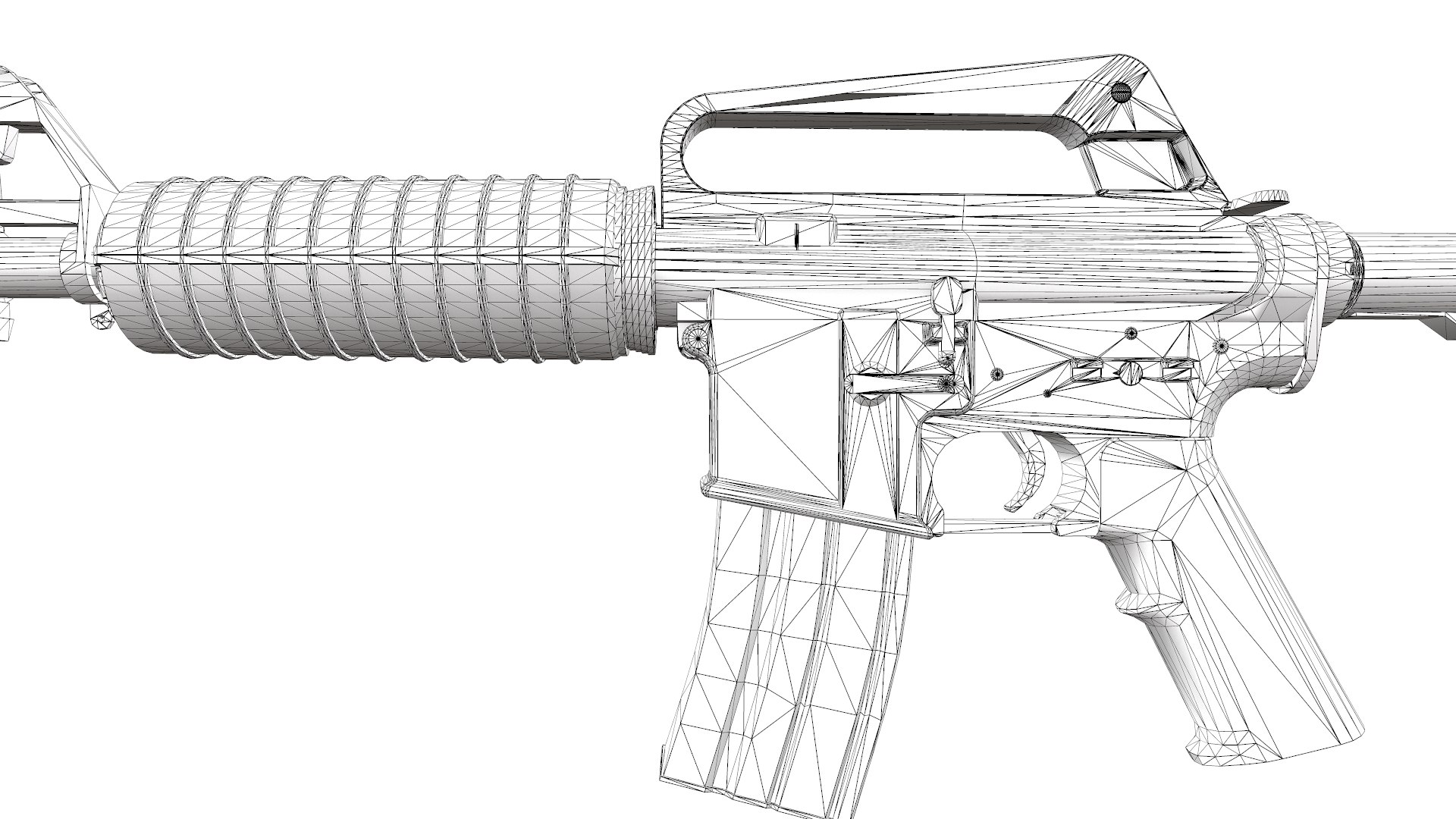 Чертеж m4a1 s