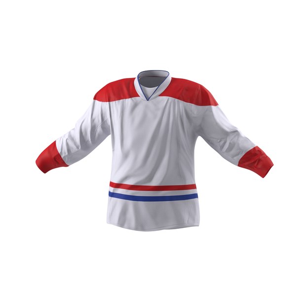 Hockey Jersey Generic 4 3D Modell TurboSquid 1060990
