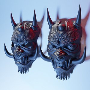 Japanese Oni Mask