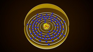 Astatine Chemical Element 3D model