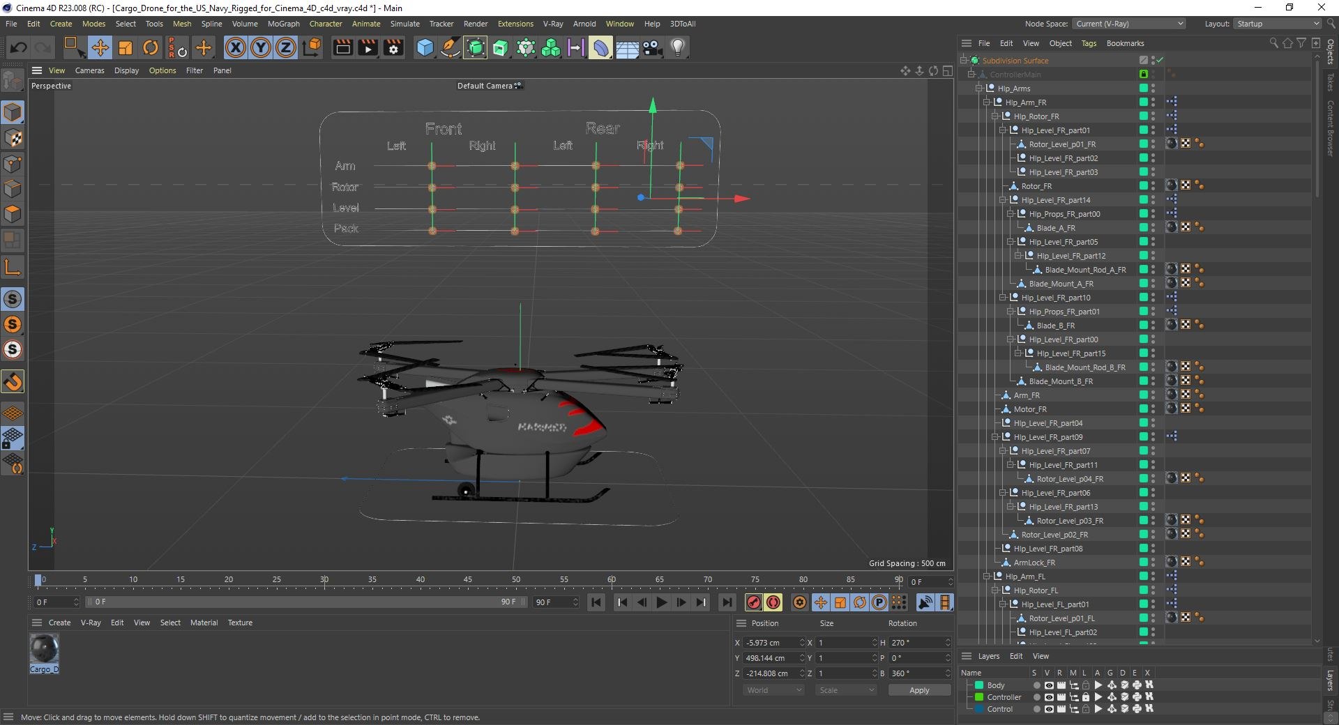 3D Cargo Drone for the US Navy Rigged for Cinema 4D model https://p.turbosquid.com/ts-thumb/LQ/twxGkr/KX/cargo_drone_for_the_us_navy_rigged_for_cinema_4d_005/jpg/1750120987/1920x1080/fit_q87/a0ed96ad7786297b7fb991c22c08531b161be2be/cargo_drone_for_the_us_navy_rigged_for_cinema_4d_005.jpg