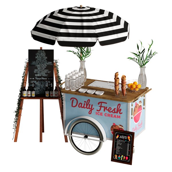 Interactive ice best sale cream cart