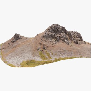 3D model Mountain Cliffs Formation - 3D PBR Model