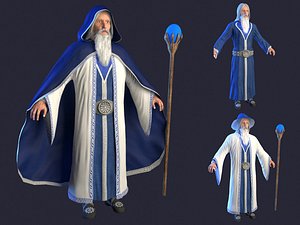 3D wizard hat model
