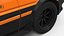 3D model Orange Toyota AE86 Trueno Simplified