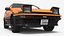 3D model Orange Toyota AE86 Trueno Simplified