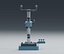 Manual Tapping Stand with Guided Spindle and Work Stops