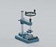 Manual Tapping Stand with Guided Spindle and Work Stops