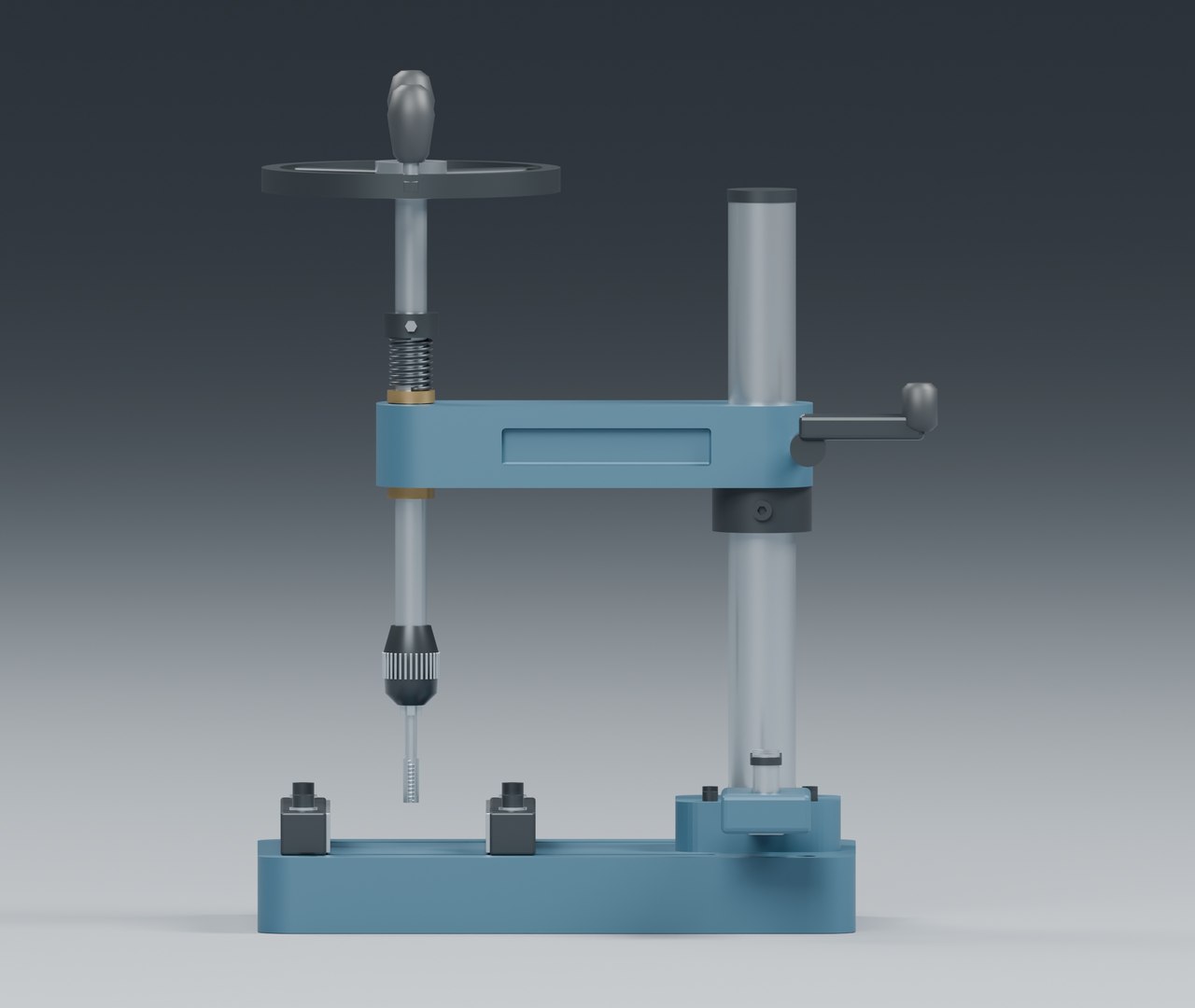 Manual Tapping Stand with Guided Spindle and Work Stops 3D model https://p.turbosquid.com/ts-thumb/LR/18XEDj/lX/04_side/jpg/1793272920/1920x1080/fit_q87/2ab00ba469037423e9236ae07f6cb558a6ebb095/04_side.jpg