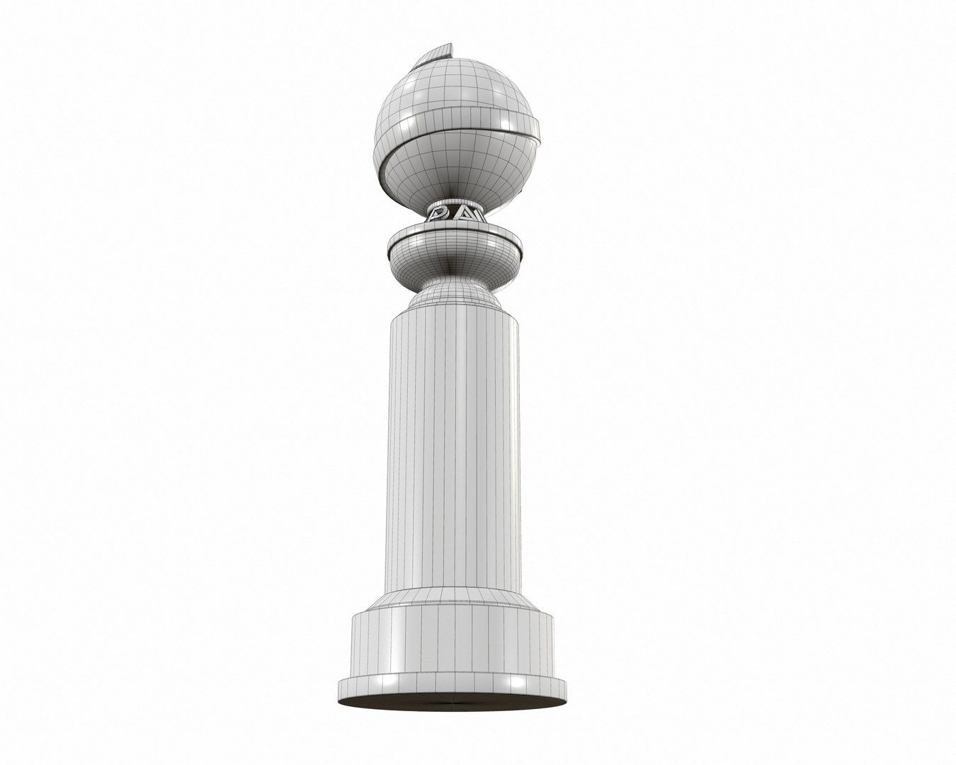 The Golden Globe Award Trophy 3D Model - TurboSquid 2298510