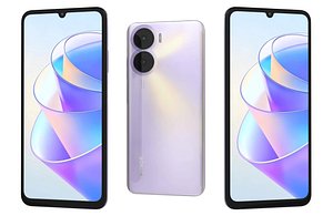 3D Honor Play 40 Plus Purple Low Poly