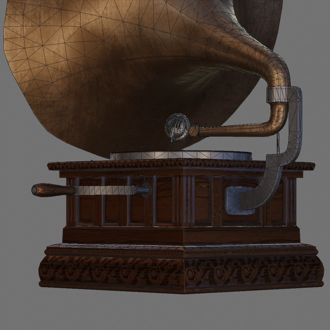 Gramophone 3D Model - TurboSquid 1940283